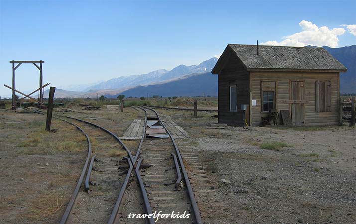 laws railroad museum bishop california train tracks