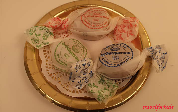 seville christmas sweets matecados polvorones width=