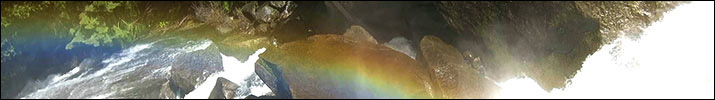 vernal fall rainbow yosemite
