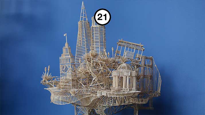 san francisco exploratorium toothpicks sculpture