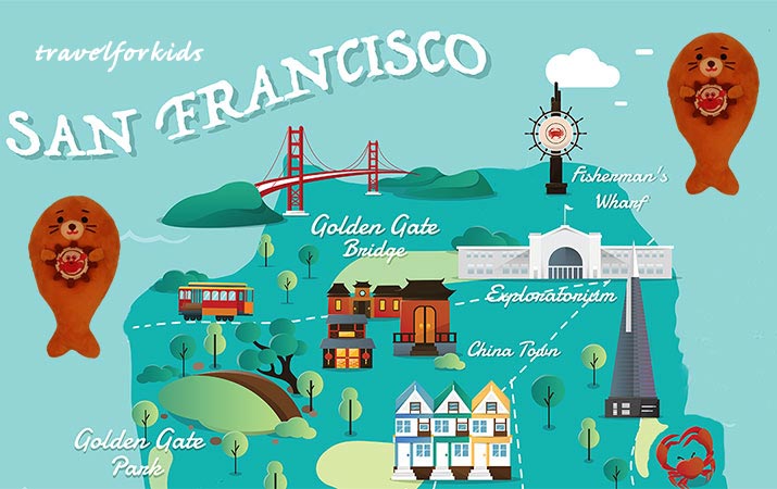 illustrated map san francisco
