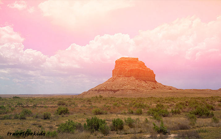 Chaco Canyon Ancient ruins and roads in the desert See the World